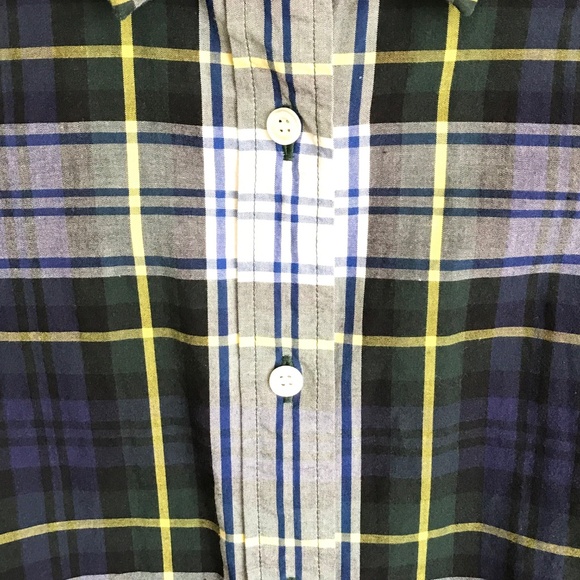 J. CREW Perfect Plaid Button Down Cotton Shirt Bundle Blue Red Boys Size 2T - Picture 5 of 16